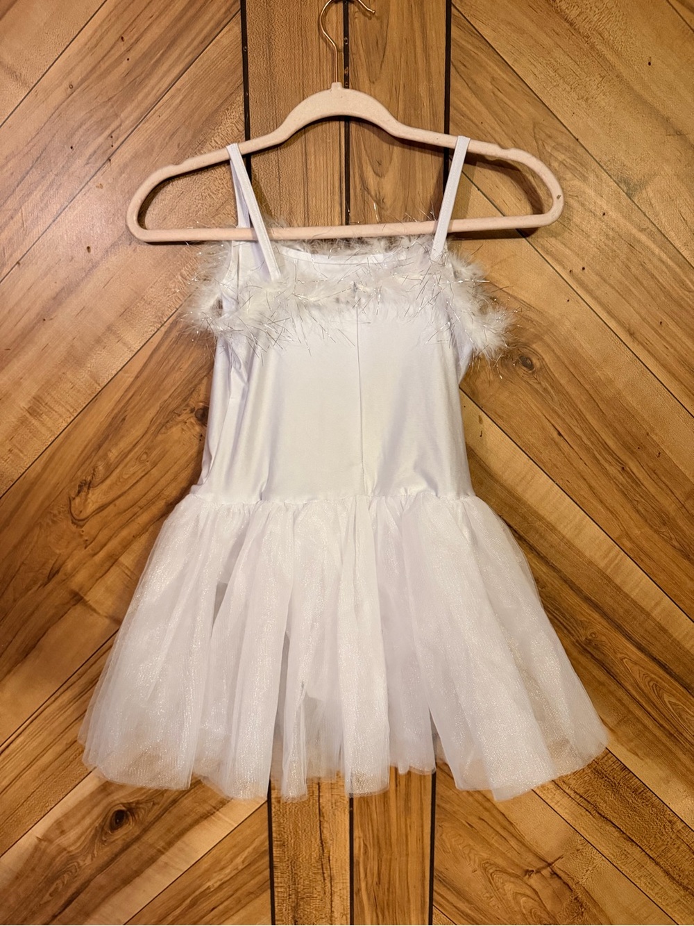 IEFiEL Girl’s Sz 16 White Swan Lake Ballet Tutu Dress Sequins Feather Dance NWT - Picture 5 of 9